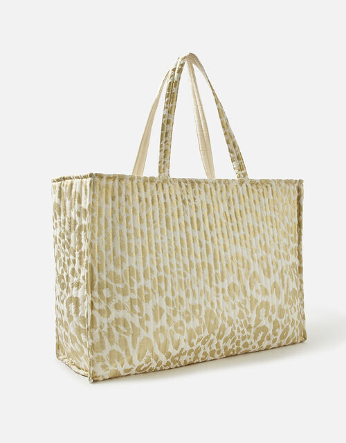 Leopard Print Tote Bag, , large