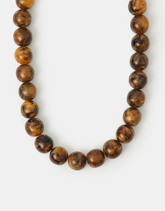 Orb Resin Bead Necklace, , large