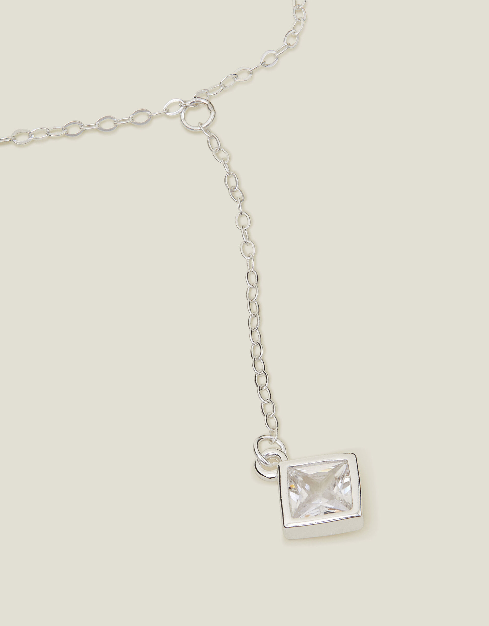 Accessorize sterling silver necklace clearance