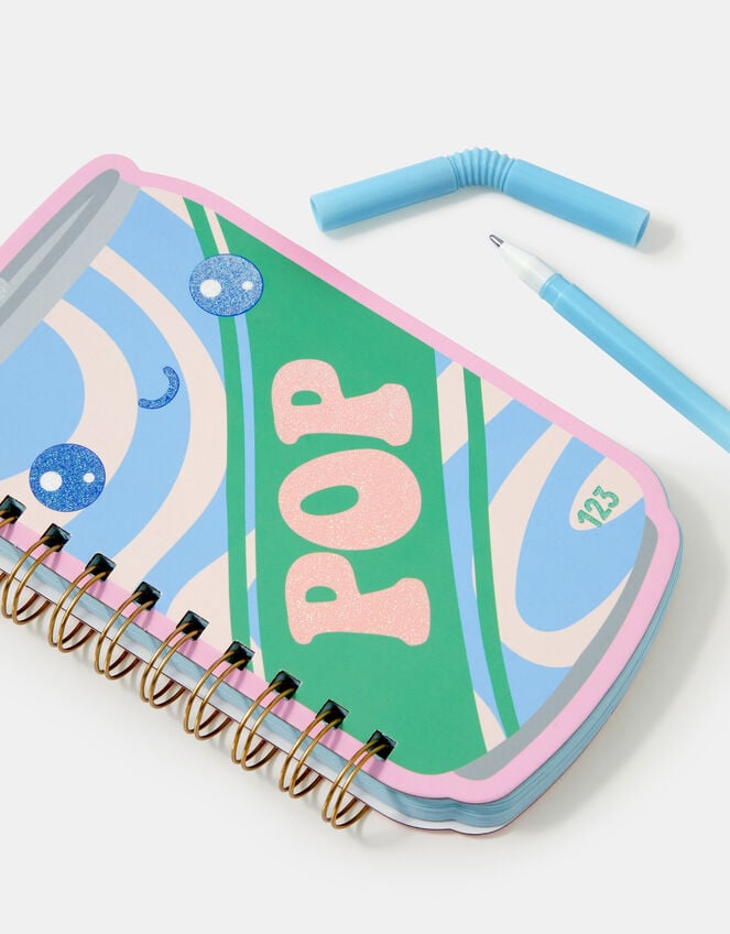 Girls Soda Pop Notebook & Straw Pen, , large
