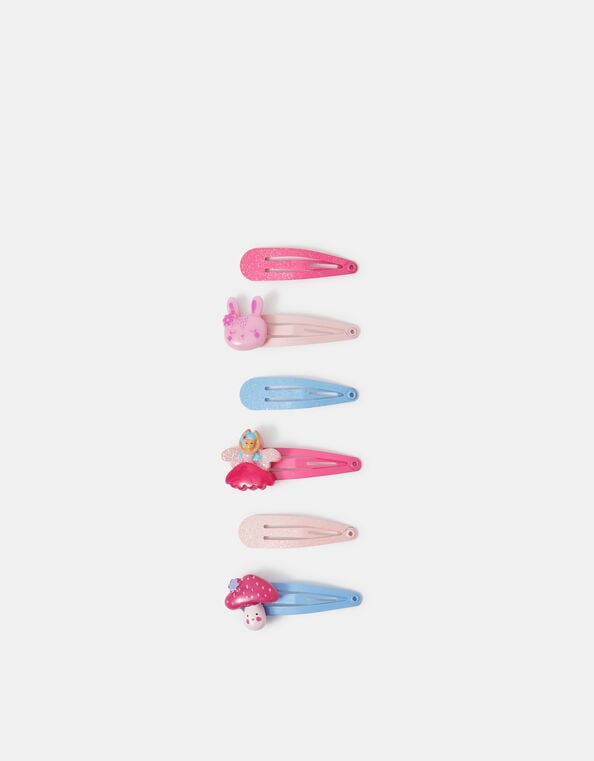 6-Pack Girls Fairy Hair Clips, , large