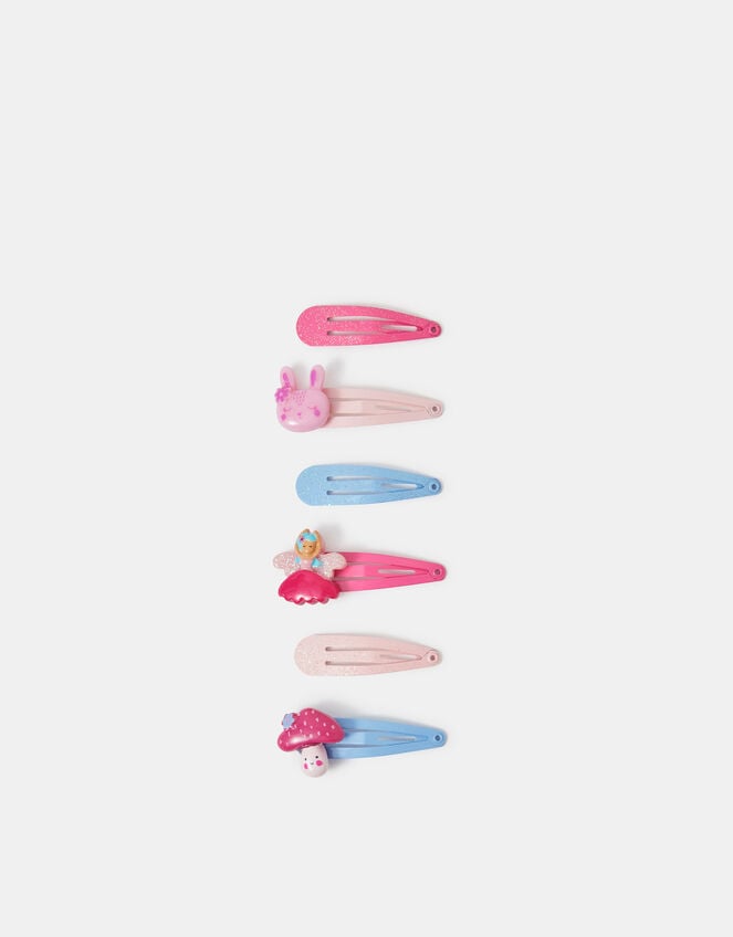 6-Pack Girls Fairy Hair Clips, , large