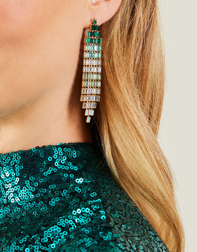 Ombre Waterfall Earrings, , large