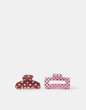 2-Pack Polka Dot Claw Clips, , large