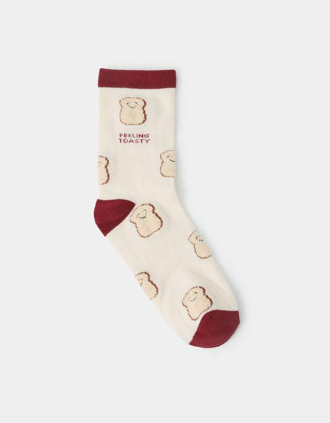 Toast Print Socks, , large