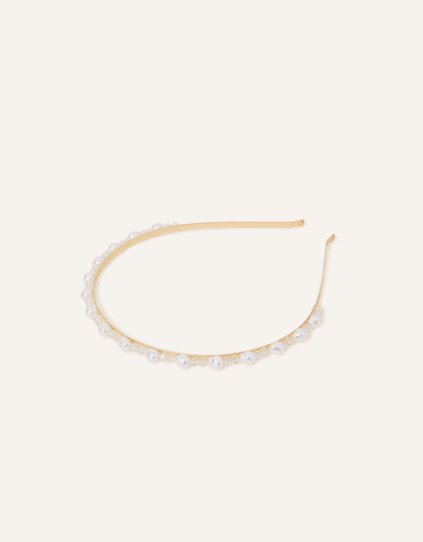 Pearl and Bead Headband , , large