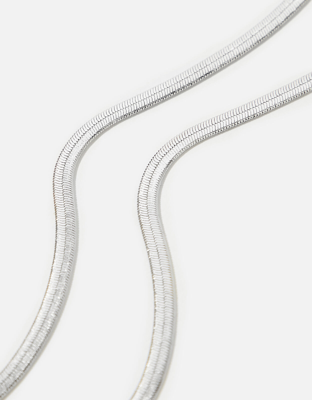 Platinum-Plated Omega Snake Chain | Z 