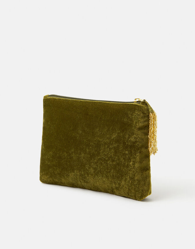 Olive You Velvet Pouch, , large