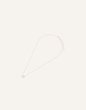 Sterling Silver Twist Link Pendant Necklace, , large