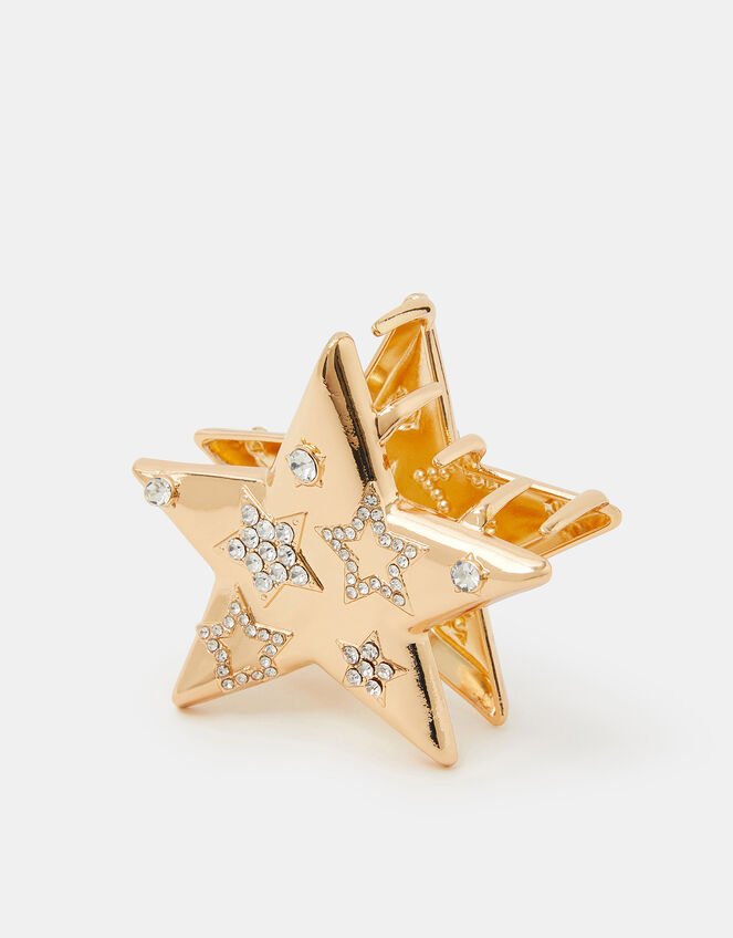 Metal Star Claw Clip, , large