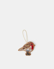 Embellished Robin Christmas Tree Decoration, , large