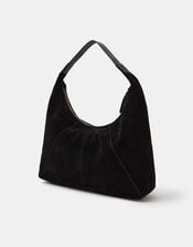 Suede Shoulder Bag, , large