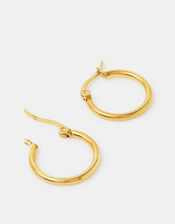 Small Stainless Steel Hoop Earrings, , large