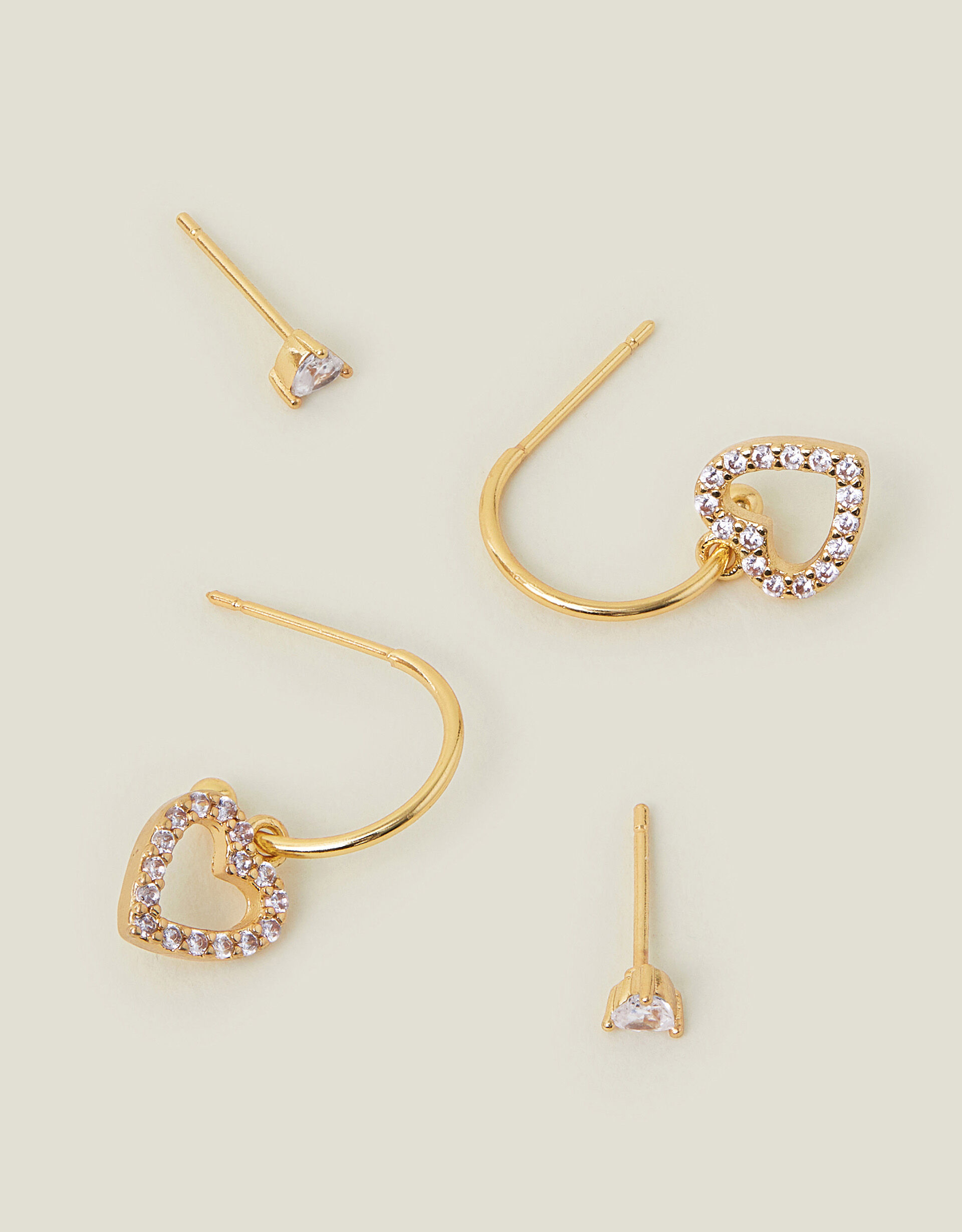 Accessorize heart earrings deals