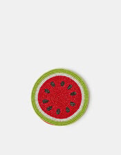 Watermelon Beaded Coaster, , large