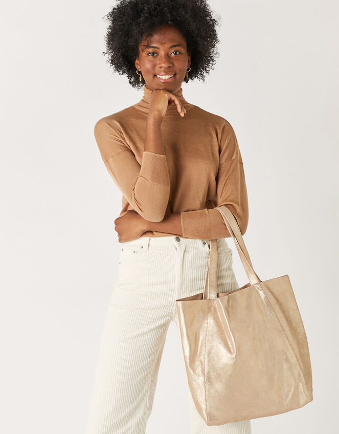 Blair Leather Shopper Bag, , large