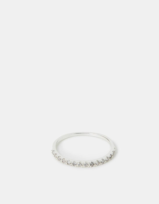 Sterling Silver Eternity Ring, Silver (SILVER), large