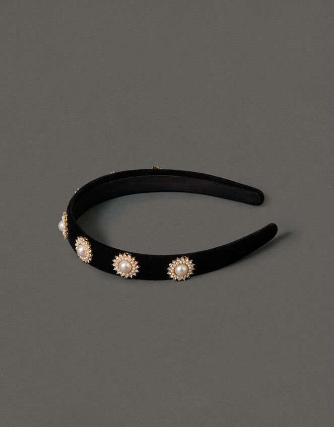 Pearl and Gem Headband, , large