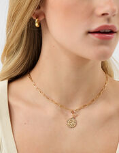 Horoscope Jewellery Charm, Gold (GOLD), large