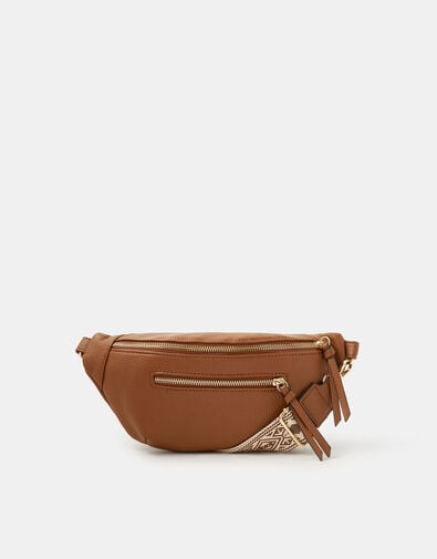 Sling Crossbody Bag, Tan (TAN), large