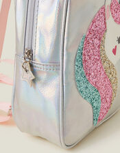 Girls Unicorn Glitter Backpack, , large