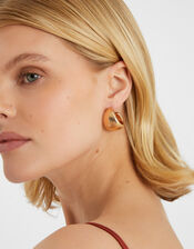 Chunky Hoop Earrings, , large
