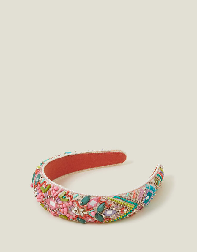 Beaded Mirror Headband, , large