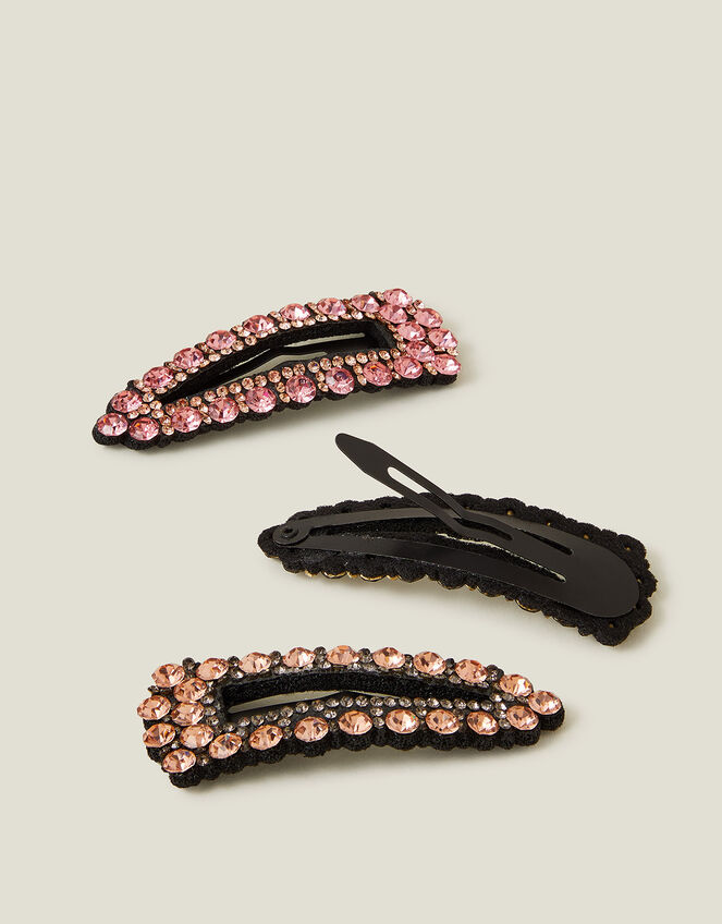 3-Pack Sparkle Hair Clips, , large