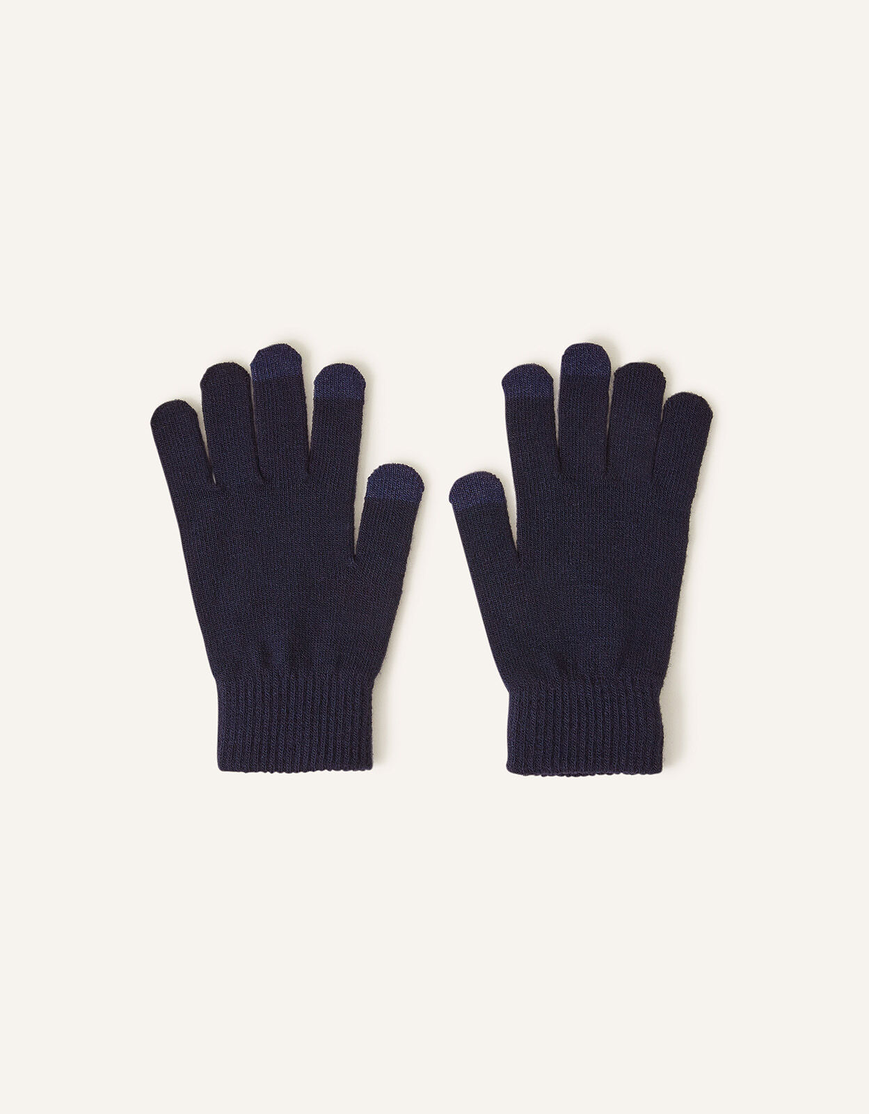 Ladies navy wool outlet gloves