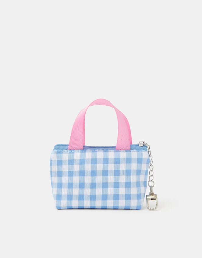 Girls Mini Gingham Bag Stationery Set, , large