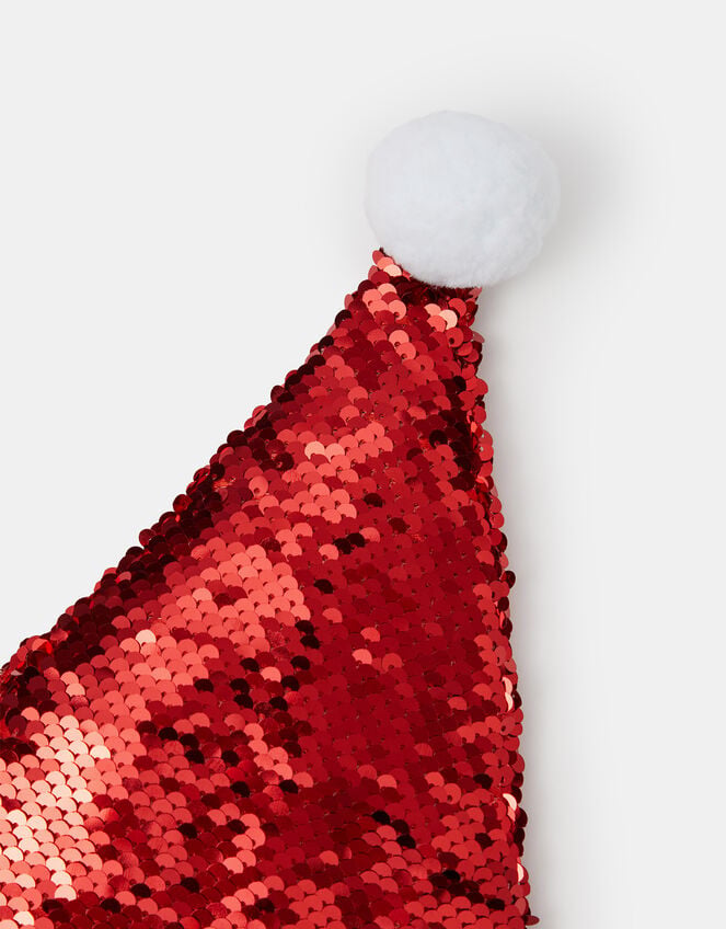 Christmas Sequin Santa Hat, , large