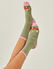 Foxes In Love Socks, , large