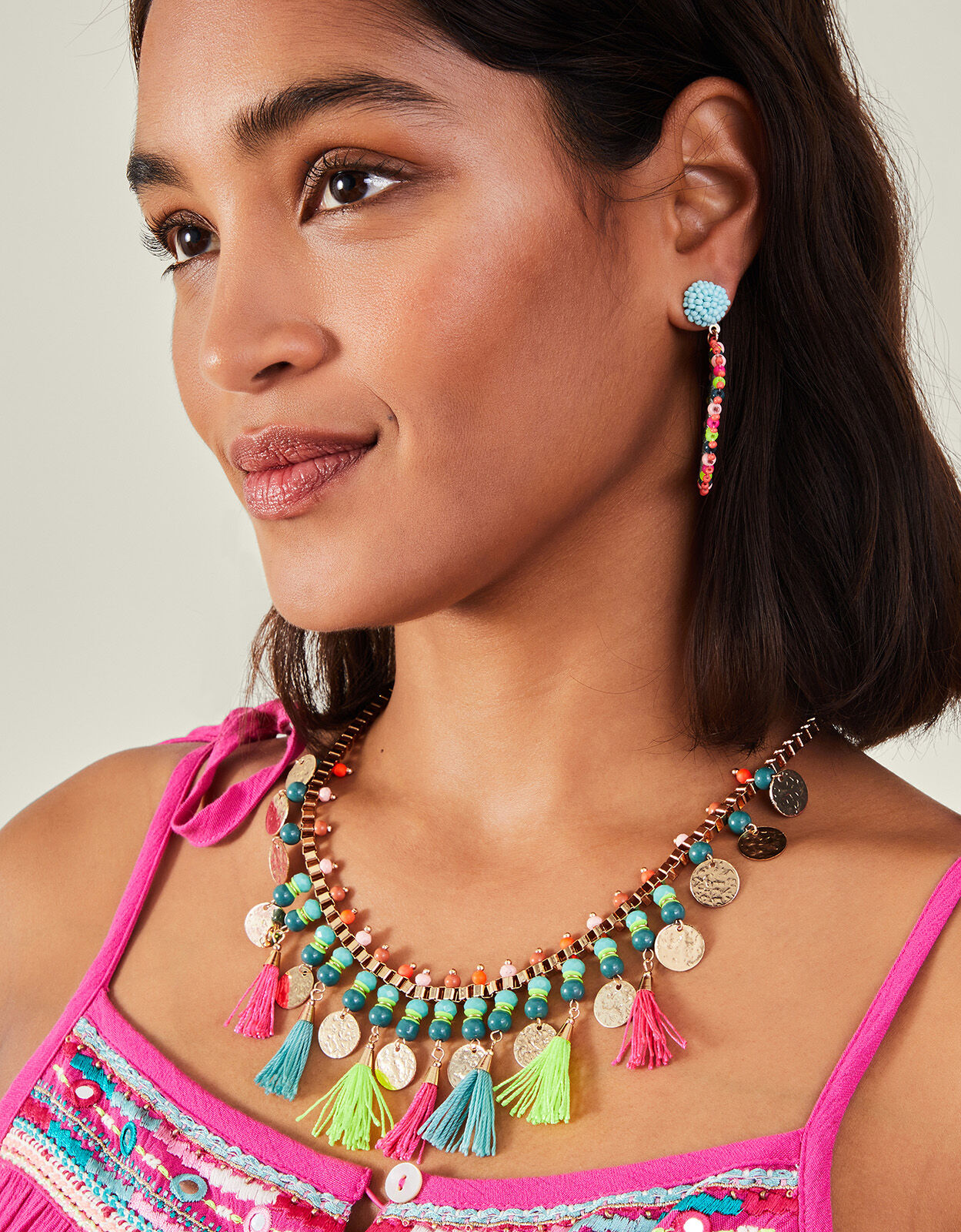 Coin Statement Necklace