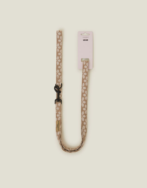 Cocopup London Floral Print Dog Lead Natural, , large