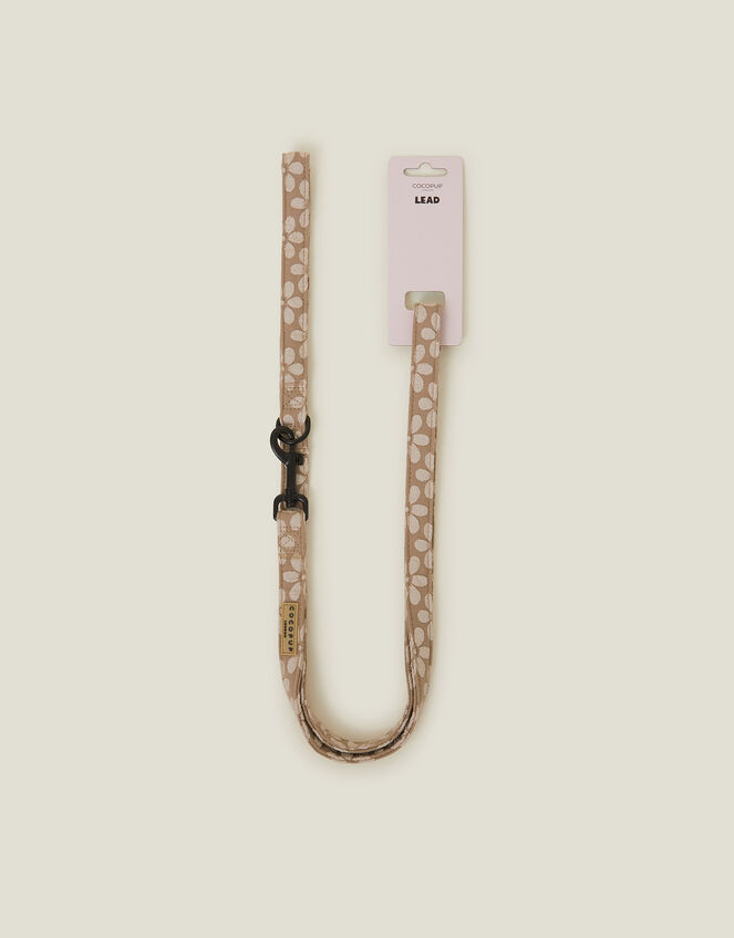 Cocopup London Floral Print Dog Lead Natural, , large