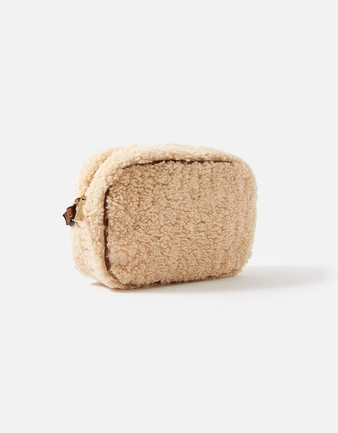 Faux Shearling Cross-Body Bag, , large