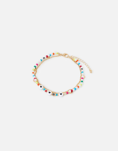 Beaded Layered Anklet , , large