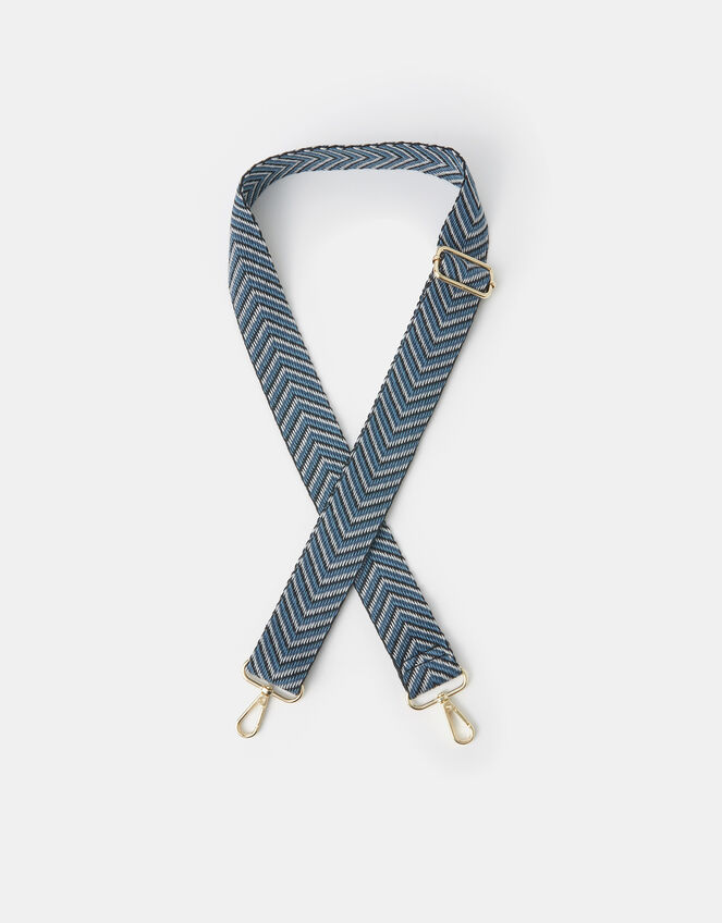 Chevron Webbing Bag Strap, , large