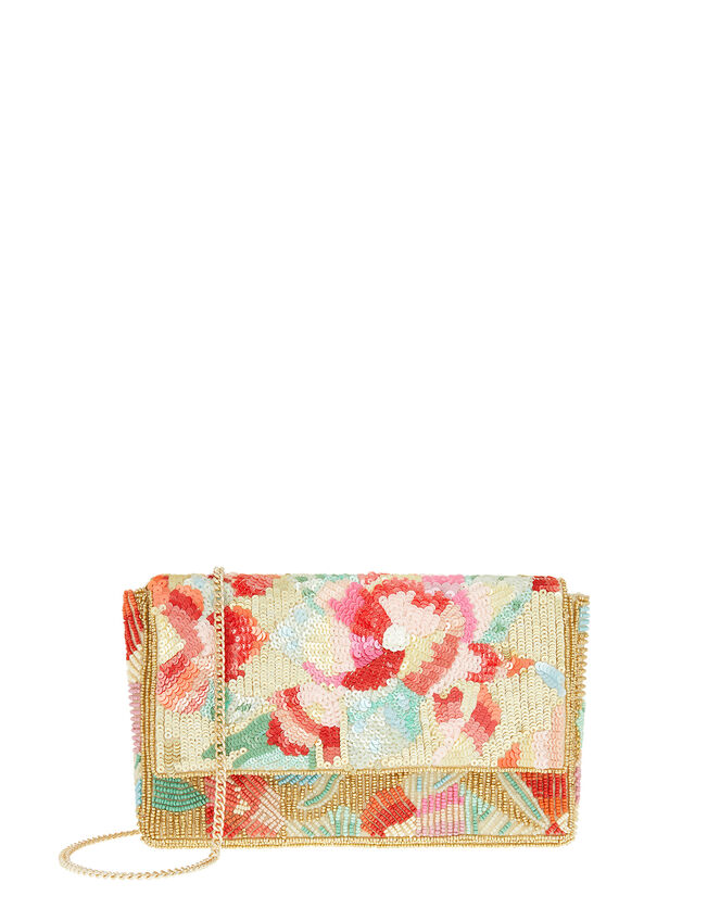 Tasmin Floral Embellished Clutch Bag | Clutch bags | Accessorize UK