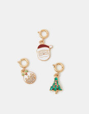 3-Pack Christmas Santa Jewellery Charms, , large