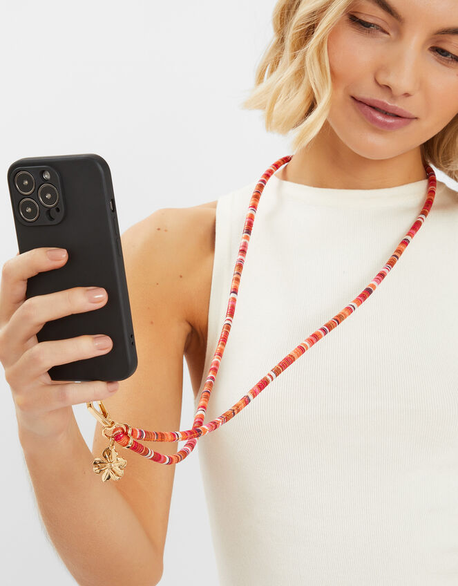 Flower Charm Cord Phone Strap, , large