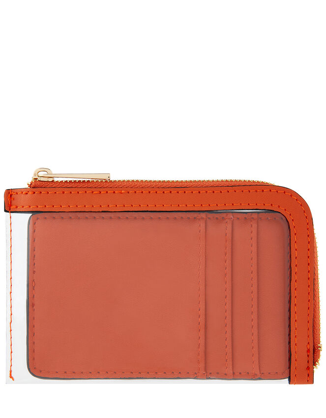 Card Holder with Slip Bag, Orange (ORANGE), large