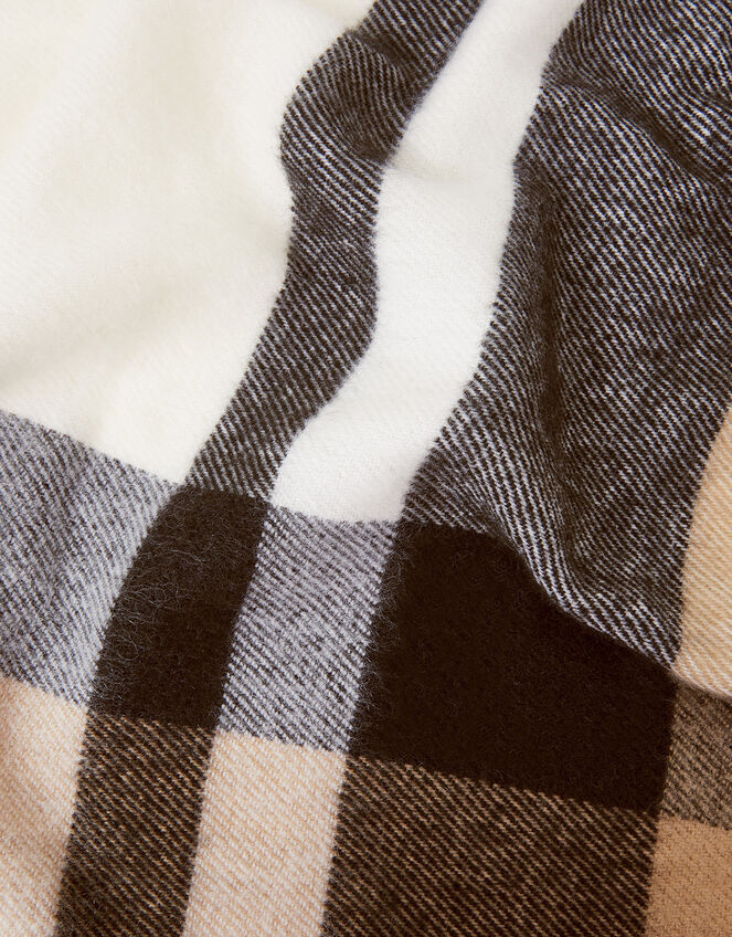 Check Blanket Scarf, , large