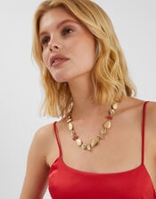 Textured Gemstone Necklace, , large