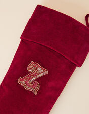 Embroidered Initial Z Stocking, , large