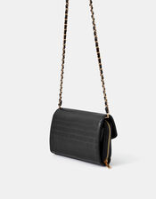 Compact Twist-Lock Crossbody Bag, , large