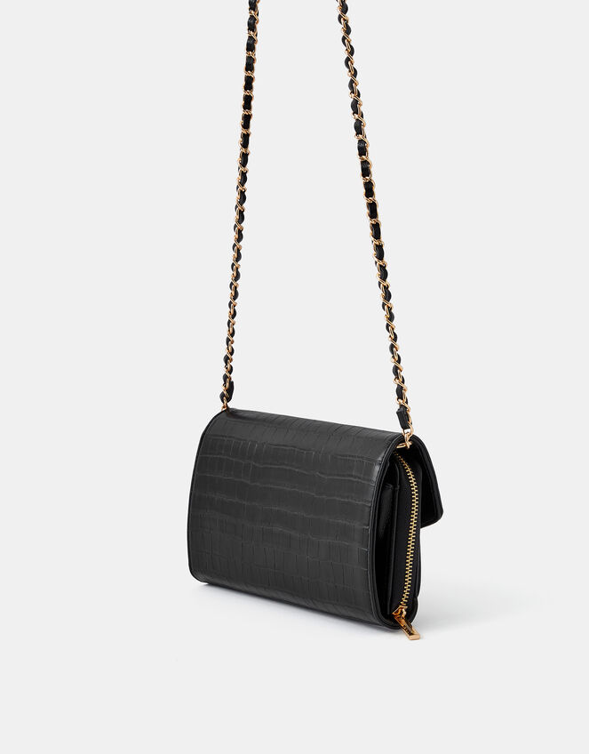 Compact Twist-Lock Crossbody Bag, , large
