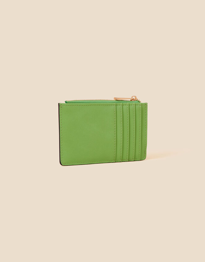 Zip Card Holder, Green (GREEN), large