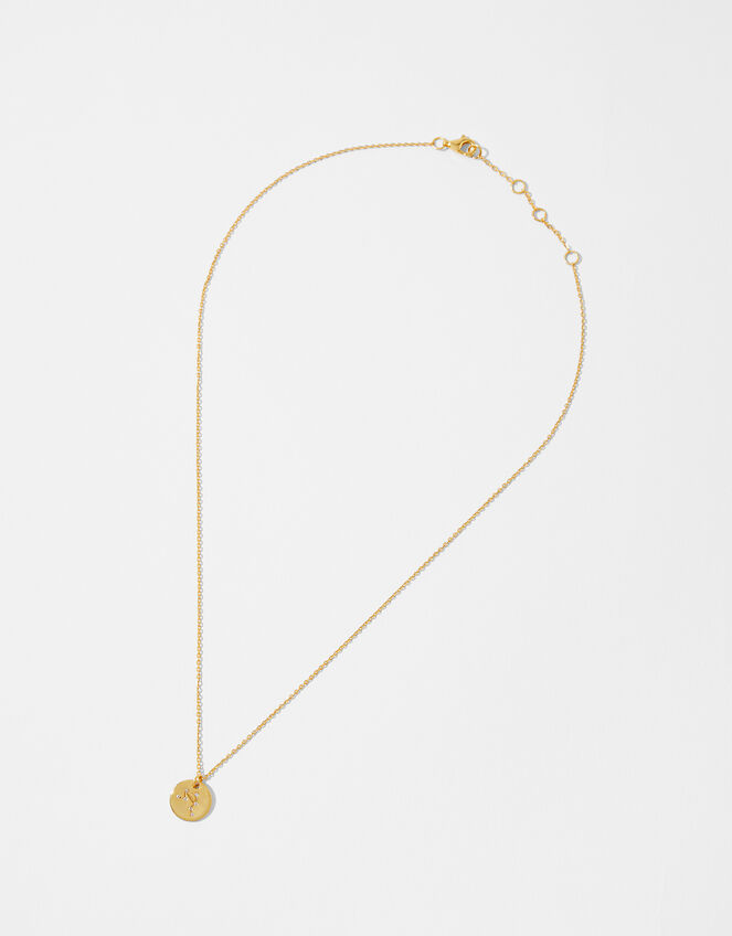 Gold Vermeil Constellation Necklace – Libra, , large