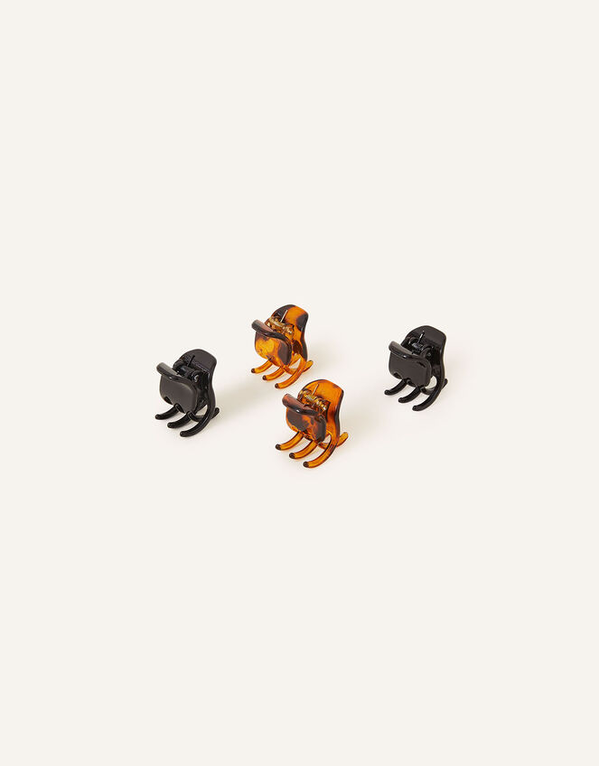 Small Tortoiseshell Claw Clips 4 Pack, , large